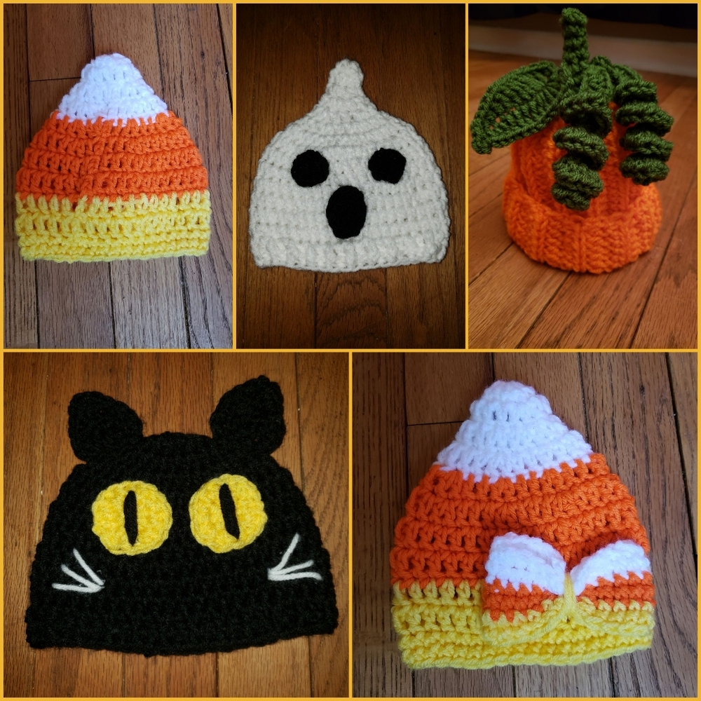 Crochet Baby Halloween Hats